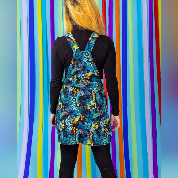 Run and Fly Rainbow Dinosaur Pinafore - Picture 2 of 7